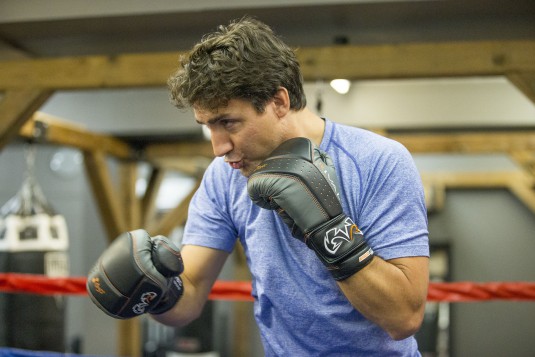 Justin Trudeau Boxing