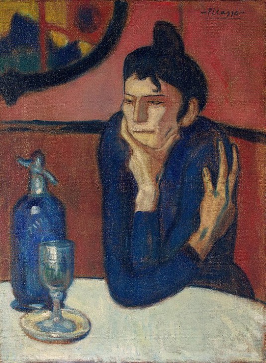 Pablo_Picasso,_1901-02,_Femme_au_café_(Absinthe_Drinker),_oil_on_canvas,_73_x_54_cm,_Hermitage_Museum,_Saint_Petersburg,_Russia