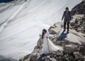 Рокля на София Борисова „се качи“ на ледник в Алпите