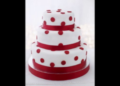 Триетажна торта „Червено кадифе“