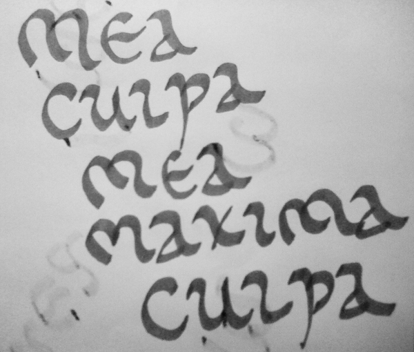 Вината, в две части